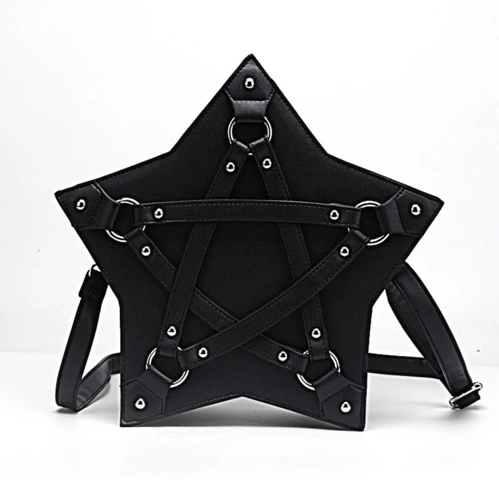 🖤 Edgy Star Pentagram Crossbody Bag 🖤